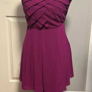 Express Pink A-line Cocktail Dress Sweetheart Neckline